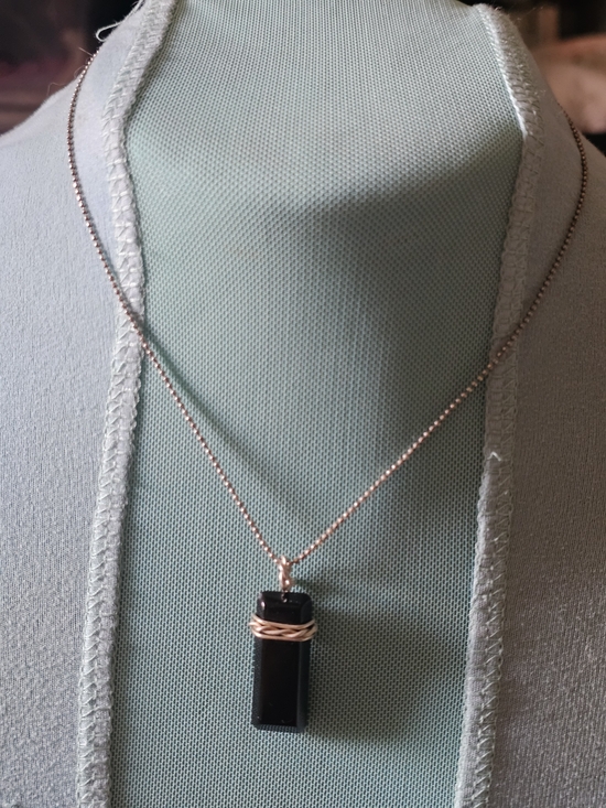 has no brand name Jewelry - Black Onyx Pendant Necklace